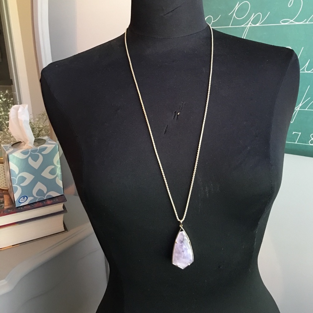 Kendra Scott Purple Pendant Necklace